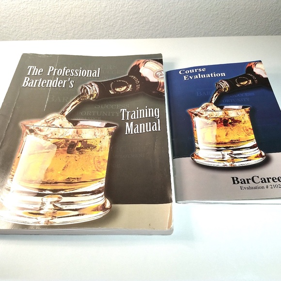 The Professional Bartender's Training Manual & Course Evaluation Test Booklet - Picture 1 of 1